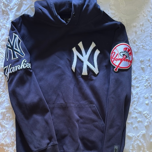 Blue Sweatshirt with Embroidered Logos - Picture 1 of 3